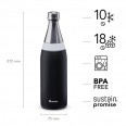 ALADDIN Fresco Thermavac™ láhev na vodu 600 ml Lava Black