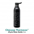 ALADDIN CityLoop Thermavac eCycle vakuová láhev 600 ml Burgundy Magnolia červená s potiskem