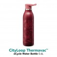 ALADDIN CityLoop Thermavac eCycle vakuová láhev 600 ml Burgundy Magnolia červená s potiskem