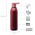 ALADDIN CityLoop Thermavac eCycle vakuová láhev 600 ml Burgundy Red červená