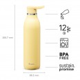 ALADDIN CityLoop Thermavac eCycle vakuová láhev 600 ml Lemon Yellow žlutá