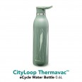 ALADDIN CityLoop Thermavac eCycle vakuová láhev 600 ml Sage Green zelená s potiskem