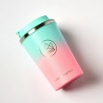 Designový termohrnek, 380 ml, Neon Kactus, tyrkysovo-růžový