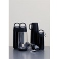 XD Design, Bopp Mini, matná láhev s karabinou, 350ml, černá