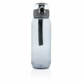 Láhev na vodu s uzamykatelným víčkem XL, 800 ml, XD Design, šedá