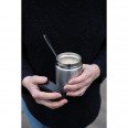 Cestovní vakuová nádoba na potraviny, 300 ml, XD Design, stříbrná