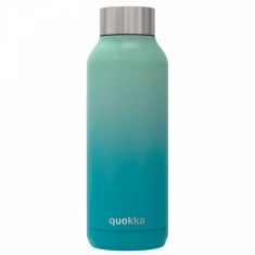 Nerezová láhev Solid, 510 ml, Quokka, modrá/zelená