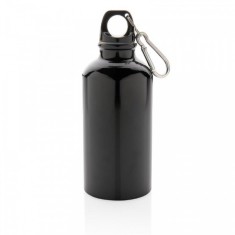 Outdoorová lahev s karabinou 400 ml, XD Design, černá