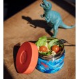 Dětská nerezová dóza na potraviny, Quokka, 360 ml, dinosaurus