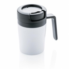 Termohrnek Coffee to Go do kávovaru s ouškem, 160 ml, XD Design, bílý