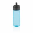Láhev na vodu s uzamykatelným víčkem, 600 ml, XD Design, modrá