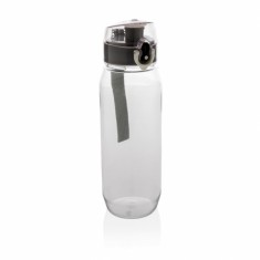 Láhev na vodu s uzamykatelným víčkem XL, 800 ml, XD Design, černá